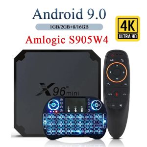 Box X96 Mini 5G Smart TV Box 4K HD Android 9.0 Set Top Box 2 Go 16 Go Multi Language 2.4G 5G WIFI Media Player Receiver