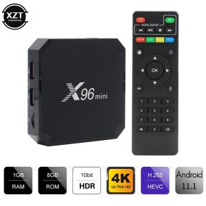 Box X96 Mini X96Mini Smart TV Box Android 11.1 2GB/16GB TVBox X 96 Mini Amlogic S905W H.265 4K 2.4GHz WiFi Media Player Set Top