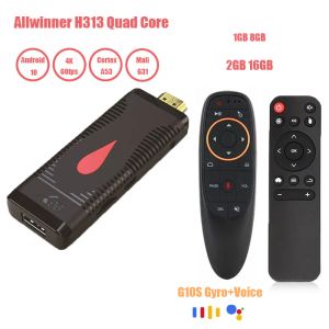 Box X96 S400 Mini PC TV Stick Android 10 TV Box 2.4g WiFi 2 Go 16 Go Allwinner H313 Smart TV Box 4K HD Media Player Top Top