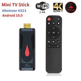 Box X96 S400 Smart Fire TV Stick Allwinner H313 4K Media Player Android 10 TV Box 2.4G 5G Double WiFi 2GB16 Go TV Dongle Receiver X96S