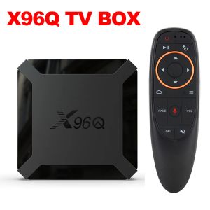 Box X96Q Android 10 Allwinner H313 Quad Core Smart TV Box 2GB 16GB 1GB 8GB 4K 2.4G WiFi Set Top Fast Box Vs X96 Max Russische tv -doos