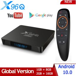 Box X96Q PRO Android 10 Smart TV Box Android 10.0 Allwinner H313 TVBOX Media Player Quad Core 2.4G WiFi YouTube Set Top Box