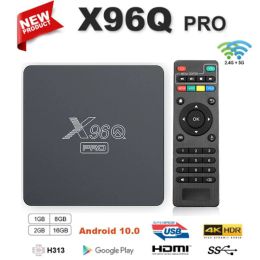 Box X96Q Pro Set Top Box Quanzhi H313 TV TRADE TRACLE TV 4K WIFI Android TV Box TV B