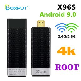 Box X96S Smart TV Stick Android 9.0 TV Box Amlogic S905Y2 DDR3 4GB 32GB ROOT X96 MINI PC 5G WIFI BT 4.2 TV DONGLE 4K Media Player