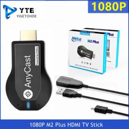 Box Yigetohde 1080p M2 plus HDMI TV Stick WiFi Display TV Dongle Receiver Anycast DLNA Share Screen voor iOS Android Miracast AirPlay