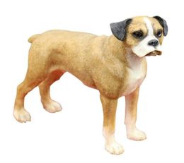 Boxer Figurine Gift Resin Honden Dierstandbeeld Handgemaakte Figurines Decoratie voor thuis- en tuin Cherismas Gifts7202870