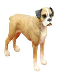 Boxer Figurine Gift Resin Dog Dierstandbeeld Handgemaakte Figurines Decoratie voor Home and Garden Cherismas Gifts4896578