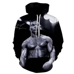 Bokser Mike Tyson (Mike Tyson) herdenkt sport-hoodie met lange mouwen van boksfans 201020