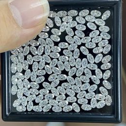 Dozen 2 stuks D Vvs1 ovaal geslepen 5x3mm 0,3 karaat losse edelsteen Moissanite diamant voor sieraden oorbel