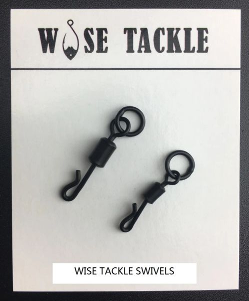 X Wise Tackle – boîtes de 50 pièces, pivot à changement rapide avec anneau, couleur anti-éblouissante, taille 4,7 (taille UK 8,11), matériel terminal pour carpe