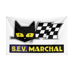 Cajas de 90x150 cm Marchals Flagal Polyéster Racing Car Banner para decoración