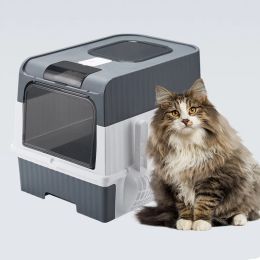 Boîtes Cat Litter Boîte surdimensionnée surdimensionnable Désodorant Stérilisant entièrement fermé à grande capacité UV Stérilizatio