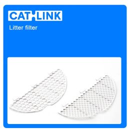 Boîtes CATLINK automatique toilette chat litière filtre écran filtre maille chat litière accessoires contrôle sable maille acessorio le chat
