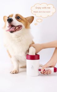 Dozen Afneembare Hond Poot Cleaner Cup met Zachte Siliconen Borstel Reinigingsgereedschap Kat Puppy Vuile Voet Snel Wassen Emmer Huisdier schoon Leveranties