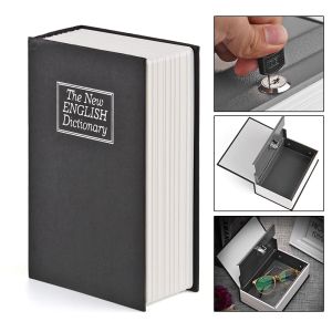 Dozen Engels Dictionary Shape Money Saving Box Safe Book Coin Piggy Bank met belangrijke contante munten Saving Boxes Lockup Storage Box