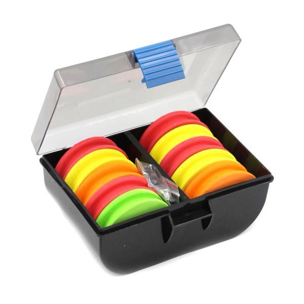 Boîtes Eva mousse ligne de pêche enrouleur organisateurs enrouleurs de plate-forme avec broches boîte de rangement système de plate-forme Portable poisson de mer Pesca Iscas outils de matériel