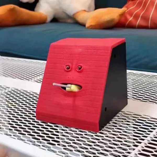 Cajas FaceBank With Music Face Money Pot Money Come Moned Bank Money Box Saving Sensor Automatic Sensor Piggy Bank Noved Kids Gift