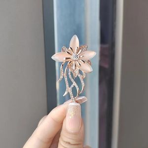 Dozen Mode Bloem Broche voor Vrouwen Strass Broche Sieraden Opaal Broche Pin Sieraden Meisje Gift