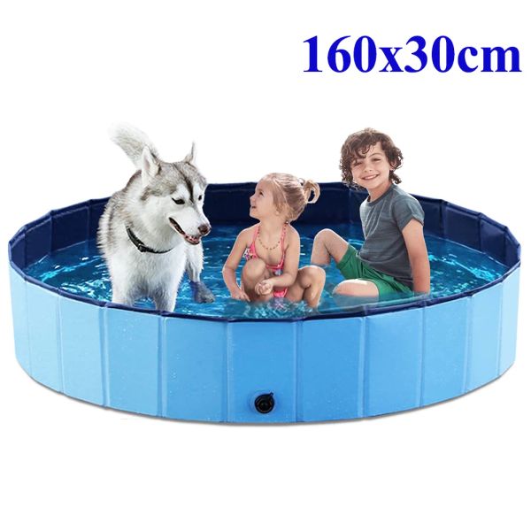 Cajas plegables para piscinas para perros, bañera para mascotas, bañera plegable portátil, estanque para natación, piscina para perros grandes, baños para cachorros