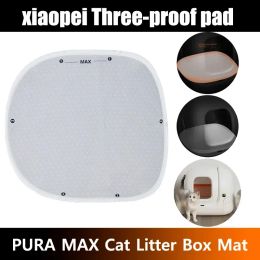 Cajas para Petkit Pura Max Sandbox Cat Box Box Accesorios High Performance Tres Padre Prevention es un cojín de inodoro de gato adecuado