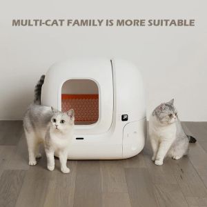 Dozen wereldwijde versie petkit pura max cat kattenbakje automatisch zelfreiniging toilet voor kat wifi grote sandbox cat arenero gato cerrado