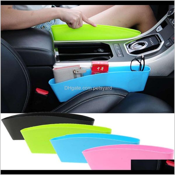 Boîtes Organisation de ménage Maison Jardin Siège de voiture Console Side Gap Filler Organisateur Boîte de rangement Bacs Sac Porte-poche 4 couleurs Wx9-292