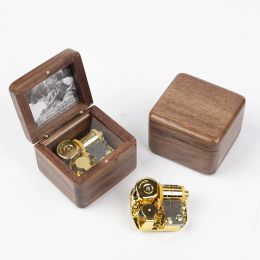 Dozen Howls Moving Music Box met Sankyo 18note Sprited Away Wind Up Wood Musical Box Cadeau voor meisjes Vriend Verjaardag Kerstmis