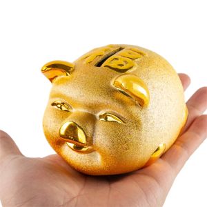 Dozen Kids Coin Bank Cash Box Piggy Storage Bank Home Decoratieve munt Opbergdooshouder Keramische kinderspeelgoed Gift Money Saving Box