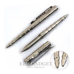Laxi B009 – stylo tactique en acier inoxydable de haute qualité, outil Edc d'extérieur, Kit de survie d'urgence, brise-verre, boîte-cadeau