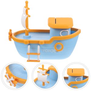 Boîtes bateau Pirate tirelire enfant garçons jouets Alcancias De Dinero Para Adultos plastique enfants chambre décor banques