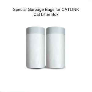 Cajas Bolsas de caca Cierre de cordón para Catlink Automático Autoinización Caja de arena CAJA 2 Rollers 40 piezas de 40 piezas