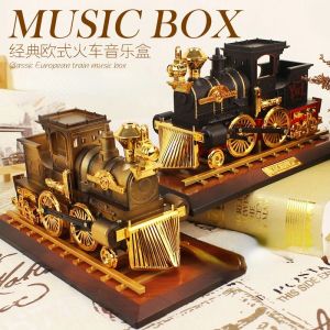 Dozen retro trein muziekbox klassieke auto nostalgische muziekbox creatief geschenk woonkamer huis kinderkamer decoratie fotografie poppen roppen