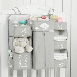 Boîtes De Rangement Bébé Lit Organisateur Sacs Suspendus pour né Berceau Couches De Stockage Soins Infantile Literie Soins Infirmiers 230802