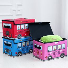 Dozen opslag doek met fliptop deksel voor kinderen kamer kinderen opvouwbare kofferbak speelgoedmanden bin thuis 230425