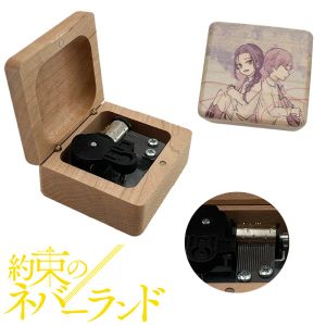 The Promised Neverland Wind Up Music Box Isabella's Lullaby Thème Musical 18 Tons Amis Étudiants Anniversaire Noël Cadeau Mignon