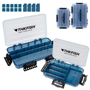 Dozen Thkfish 1pc vissen tackle Box 3600 3700 NOSLIP Design Waterdichte drijvende drijvende verstelbare viswielboxen Opbergdoos Organisator