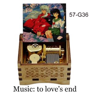 Boxes to Love's End Futari No Kimochi inuyasha Music Box Golden Music Movement mécanisme