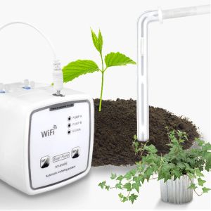 Dozen Wifi Intelligent bewateringsapparaat Dubbele pomp Getimed automatisch druppelirrigatiesysteem App-controller voor tuinplant Bloemtimer