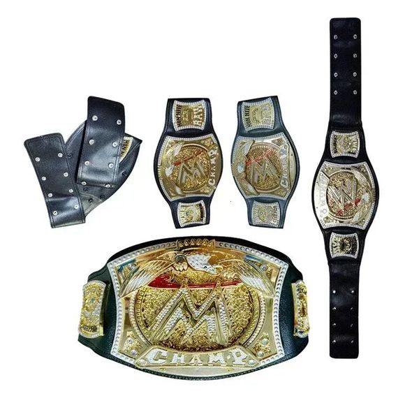 Champion de boxe Belt Cosplay Boy Toys Championnat Gold Belt Personnages Occupation Wrestling Gladiators Belt Christmas Gift 240507