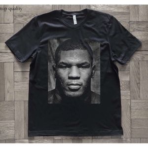 Champion de boxe Mike Tyson Portrait Fans imprimés T-shirt Hiphop Style Fashion Brand Streetwear 154