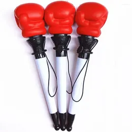 Boxing Glove Signing stylo Funny Office Supplies Bounce Discompression Smooth Writing Ball Gel Rocket