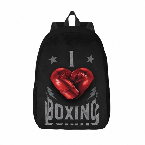 Gants de boxe style sac à dos femme impression 3D sacs à dos respirants nouveauté sacs d'école Cam Designer sac à dos cadeau de Noël v0rY #