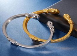 Boxing Gants Style Mens Bracelets Bracelets pour hommes Gold en acier inoxydable homme Open Male Bijoux bracelet Bangle 7234395