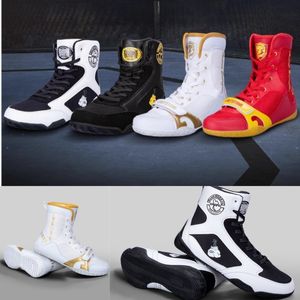 Boksen Kids Flighting Boots Professional Nieuw voor kinderen Lichtgewicht Sneakers Anti Slip Wrestling Shoe 16