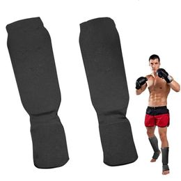 Protège-tibia de boxe MMA, protège-cheville, Protection des pieds, coussinet de Kickboxing, Muaythai, protecteur de soutien des jambes, 240228