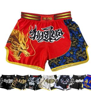 Shorts de boxe Muay Thai Shorts hommes et femmes vêtements combat Arts martiaux entraînement Fitness combat Mma pantalons de boxe Q1231317W