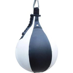 Boxe vitesse balle forme de poire PU sac de vitesse boxe sac de boxe pivotant Speedball exercice Fitness balle d'entraînement 240226