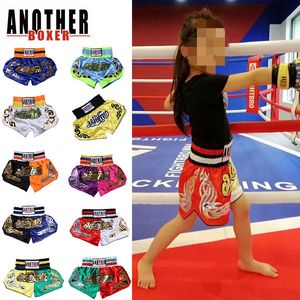 Boksbroek Muay Thai Mannen Vrouwen Kind Shorts Kickboksen Vechten MMA Sanda Grappling Bjj Sportbroek kleding 221130