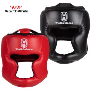 Boxeo Vale la pena Kick Boxing Casco Hombres Mujeres Pu Karate Muay Thai Guantes De Boxeo Lucha libre Mma Sanda Entrenamiento Adultos Equipo para niños