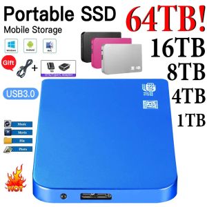 Boîtes 1 To SSD externe Portable disque dur USB3.1 HDD SSD 500 Go SSD Disque dur mobile à haut débit portable pour Xiaomi pour ordinateur portable